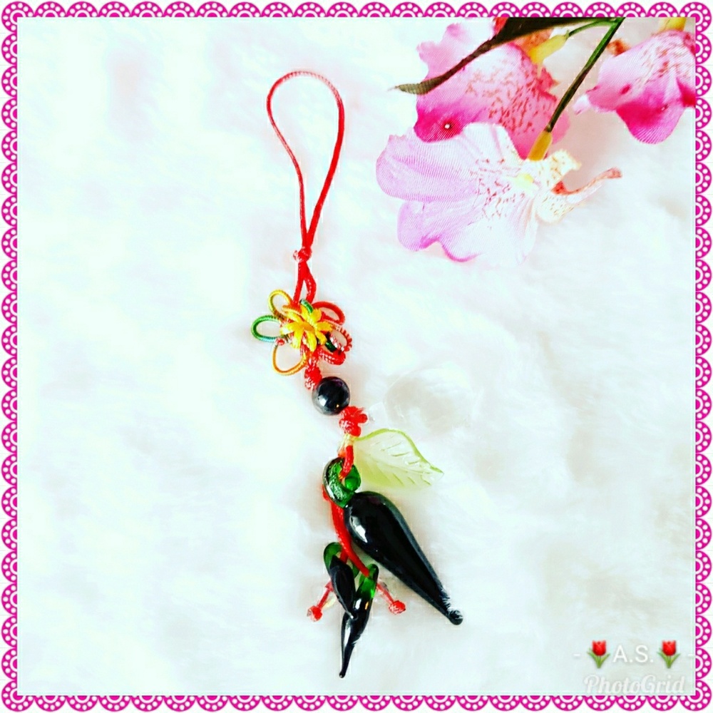 NWOT Handbag Purse Key Charm Peppers Turtle Leaf